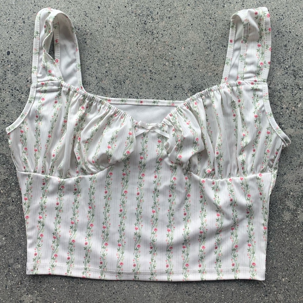Floral Bow Top
